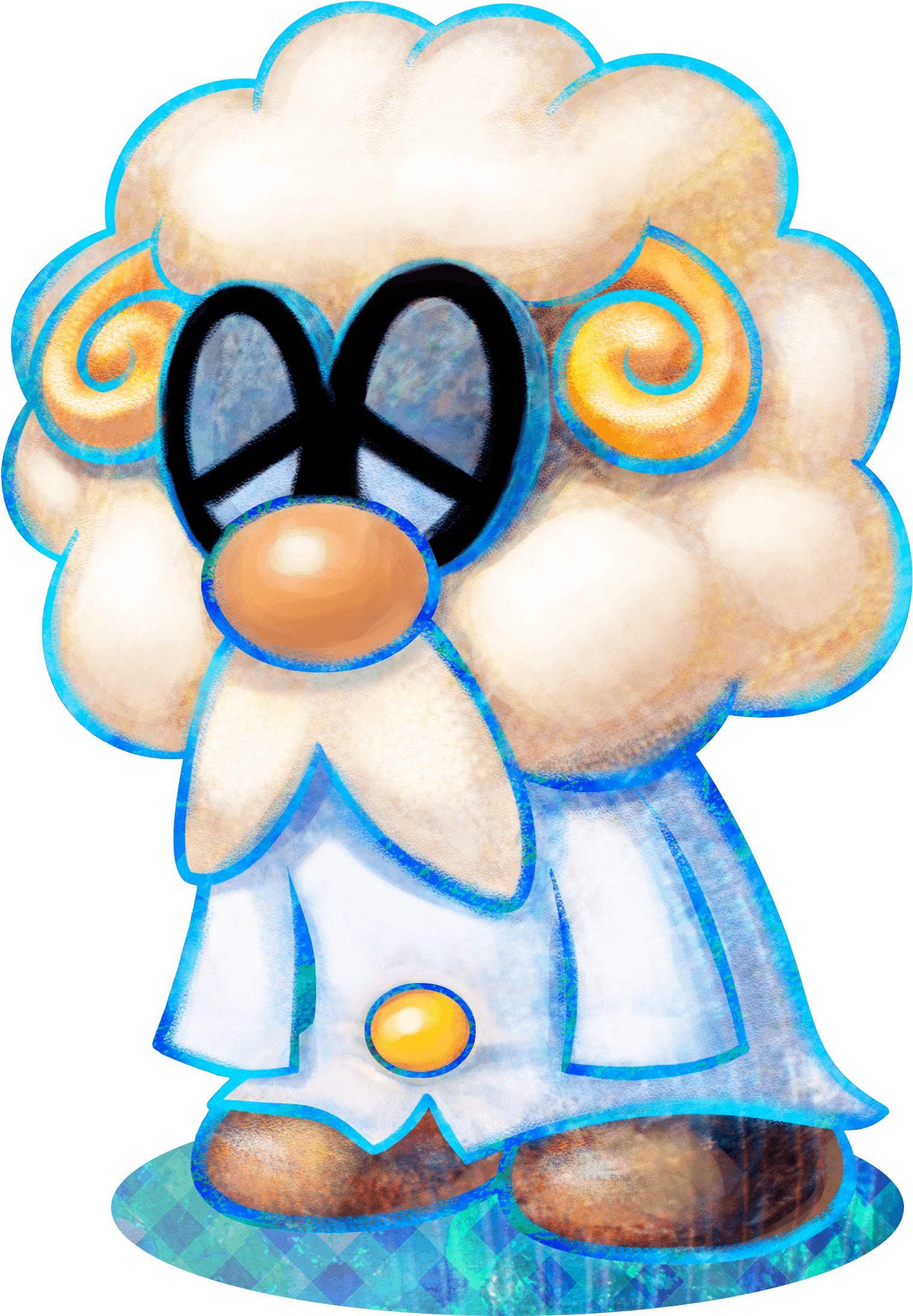 An Unknown Character - Mario & Luigi Dream Team Enemies (2500x2500)