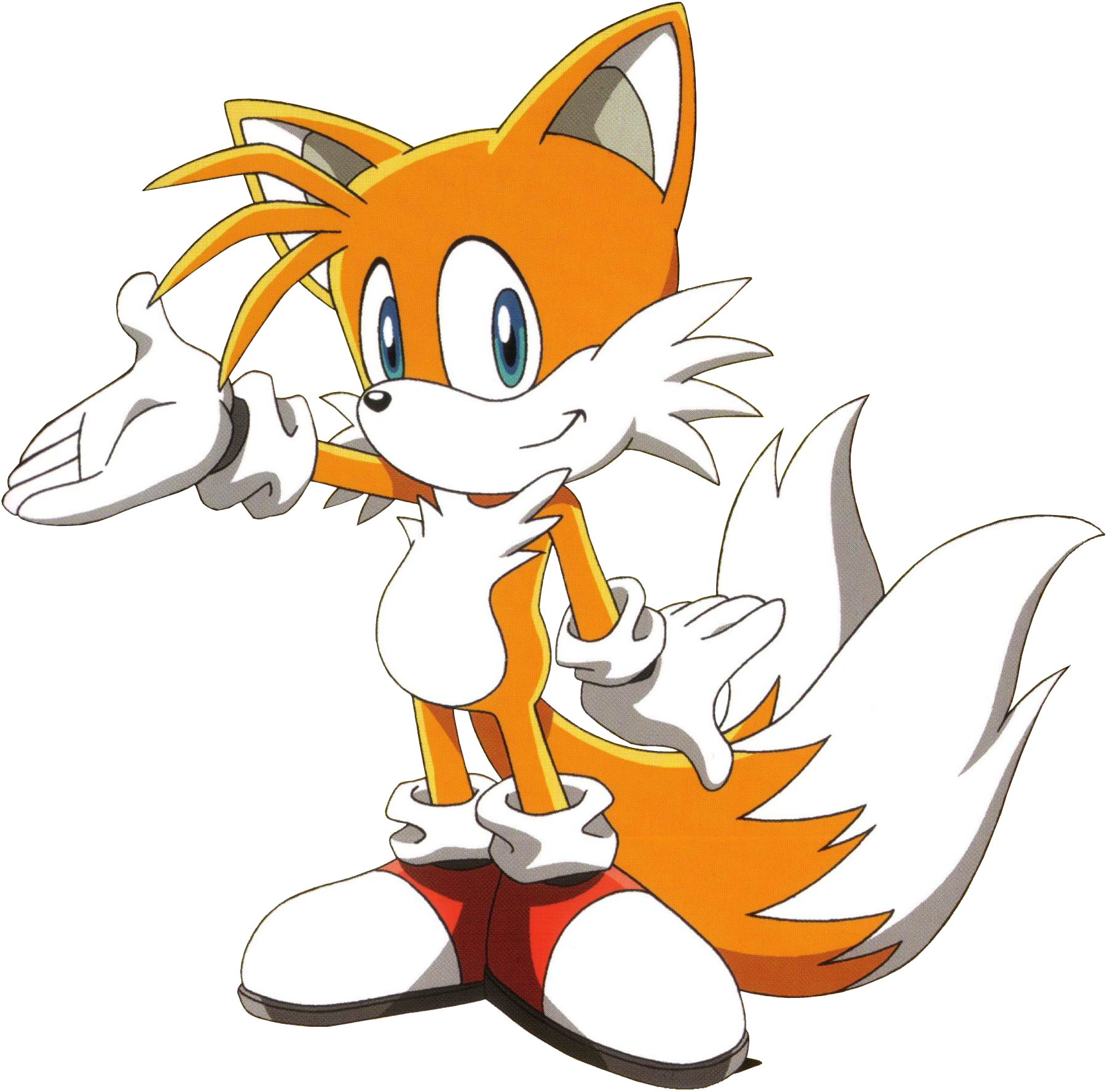 7 Days Of Video Game Characters - Tails Sonic (1801x1777)