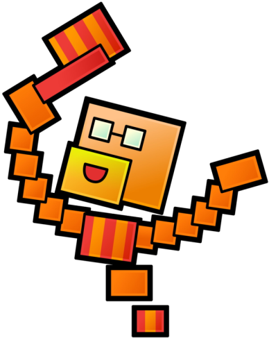 Name - Howzit - Super Paper Mario Characters (400x499)