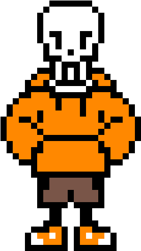 Underswap Papyrus - Cartoon (1200x1200)