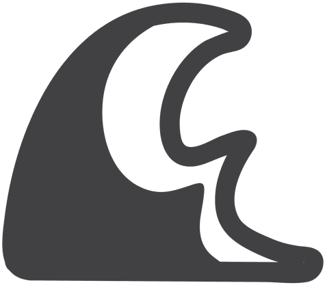 512 X 512 3 - Black And White Wave Clipart Png (512x512)