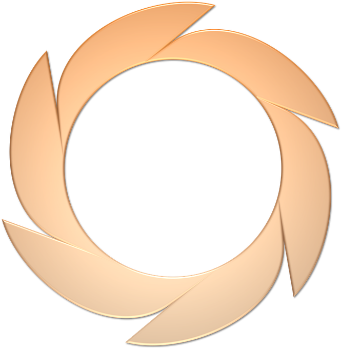 Frame Circle Shape Orange - Circle (720x720)