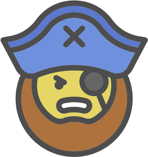 Download Png File - Pirate User (512x512)