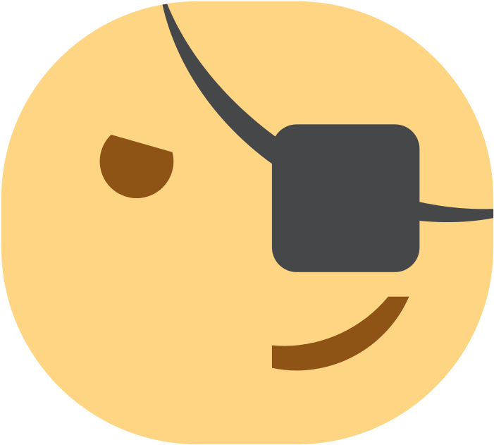 Breezeicons Emotes 22 Face Pirate - Breezeicons Emotes 22 Face Pirate (768x768)