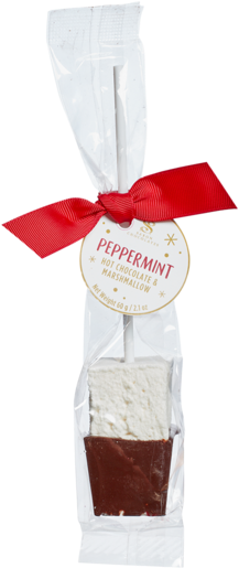 Peppermint Hot Chocolate Marshmallow Stir Sticks Sold - Chocolate (600x600)