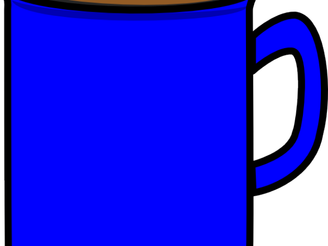 Mug Clipart Blue Mug - Mug (640x480)