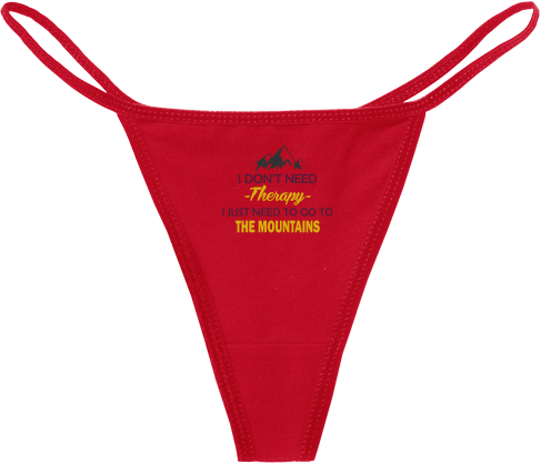 Cotton Spandex Thong Bikini - 40 Felett Nő Vicces (487x418)