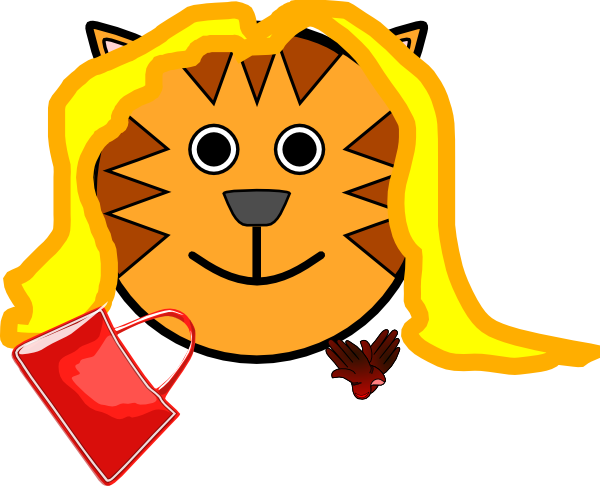 Tiger Face Cartoon Drawing (600x486)