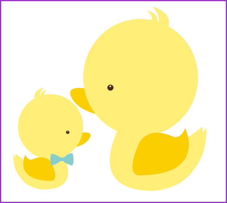 5 Ideas Of Little Bird Clipart - Baby Shower Patito Png (730x653)