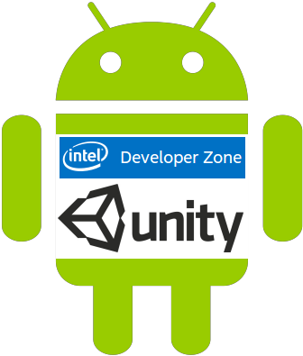 Intel Partners With Unity To Support Android On Intel-based - Available Android And Apple (400x400)