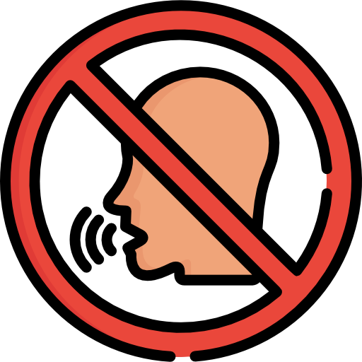 Silence Free Icon - No Food Icon (512x512)
