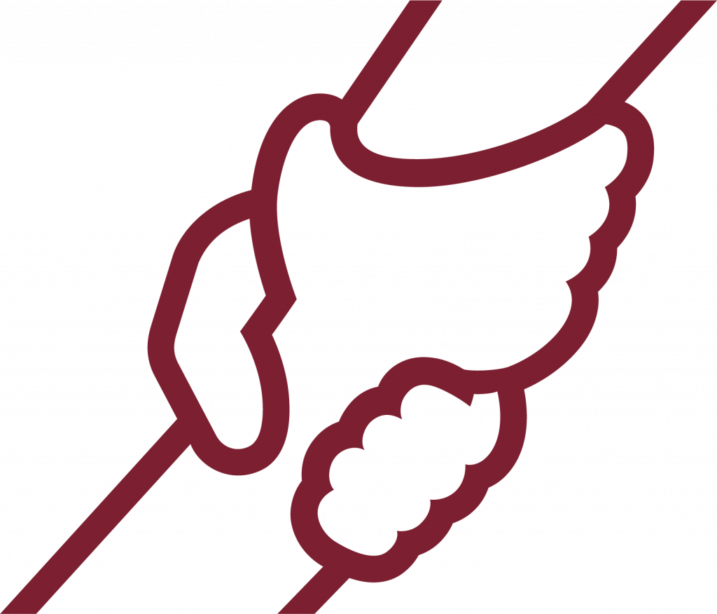 At The Core Of Our Partnerships Is A Community Of Citizens - Helping Hands Icon (1024x876)