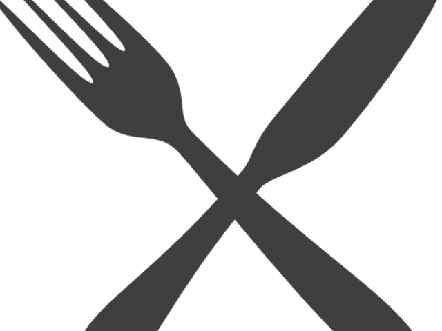 Cross Clipart Knife - Fork And Knife Clipart Png (640x480)