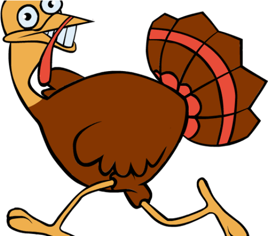 Turkey Clipart Clipart Running - Turkey Running Cartoon (640x480)