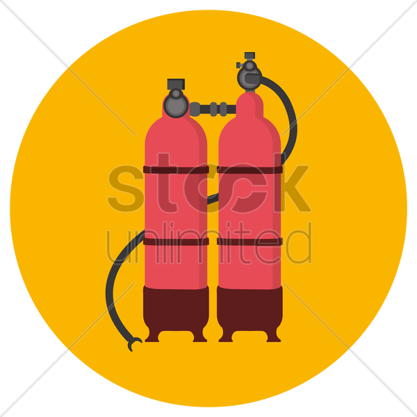 Oxygen Tank V矢量图形 - Illustration (600x600)