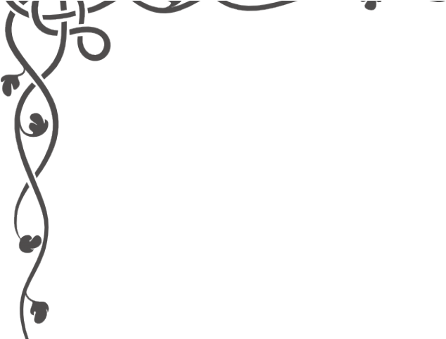 Ivy Clipart Corner Ivy Border - Border Simple Side Designs (640x480)