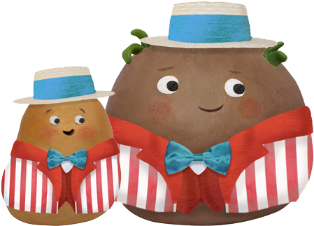 Cartoon Characters Small Potatoes Doc Mcstuffins Clip - Small Potatoes Olaf (469x348)