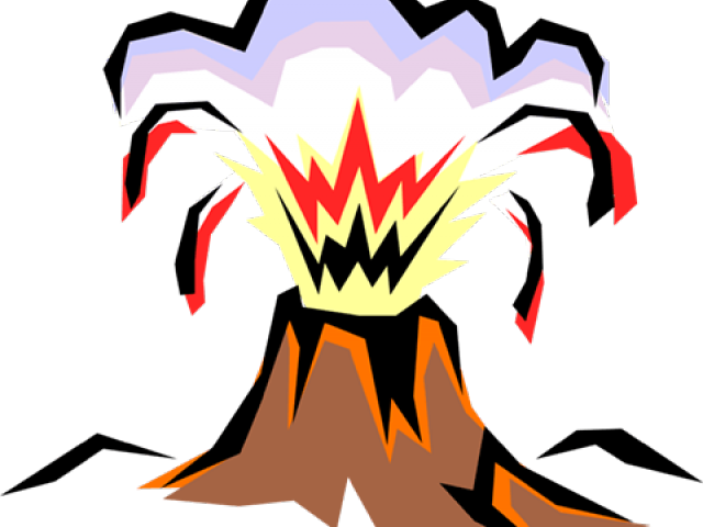 Volcano Clip Art (640x480)