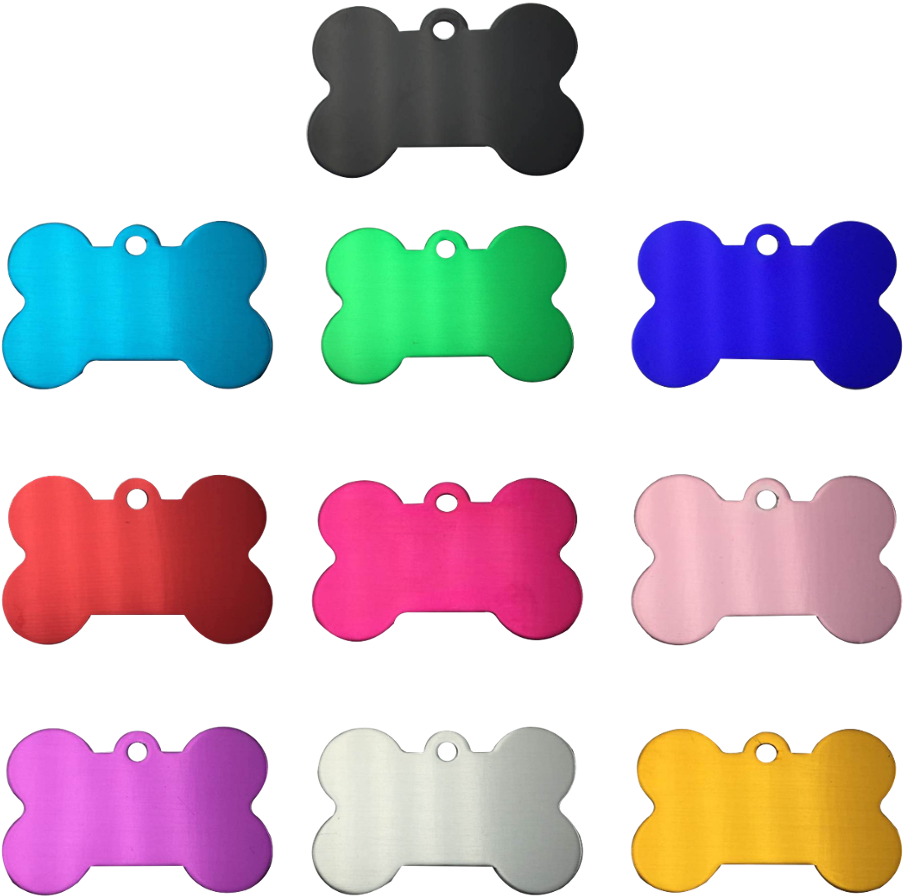 Manufacturer Custom Metal Anodized Aluminum Blank Dog - Sticker (1000x1000)