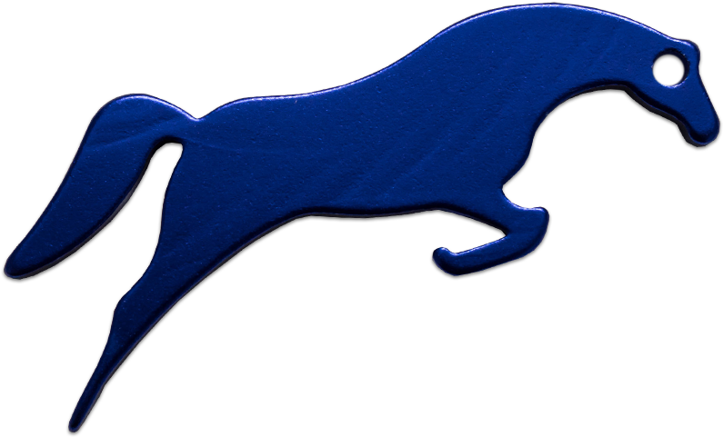 Horse Blue - Animal Figure (800x500)