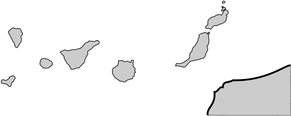 320 × 146 Pixels - Blank Map Of Canary Islands (640x291)
