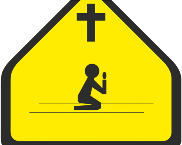 Pray Clipart Power Prayer - Oração Placa De Transito (640x480)
