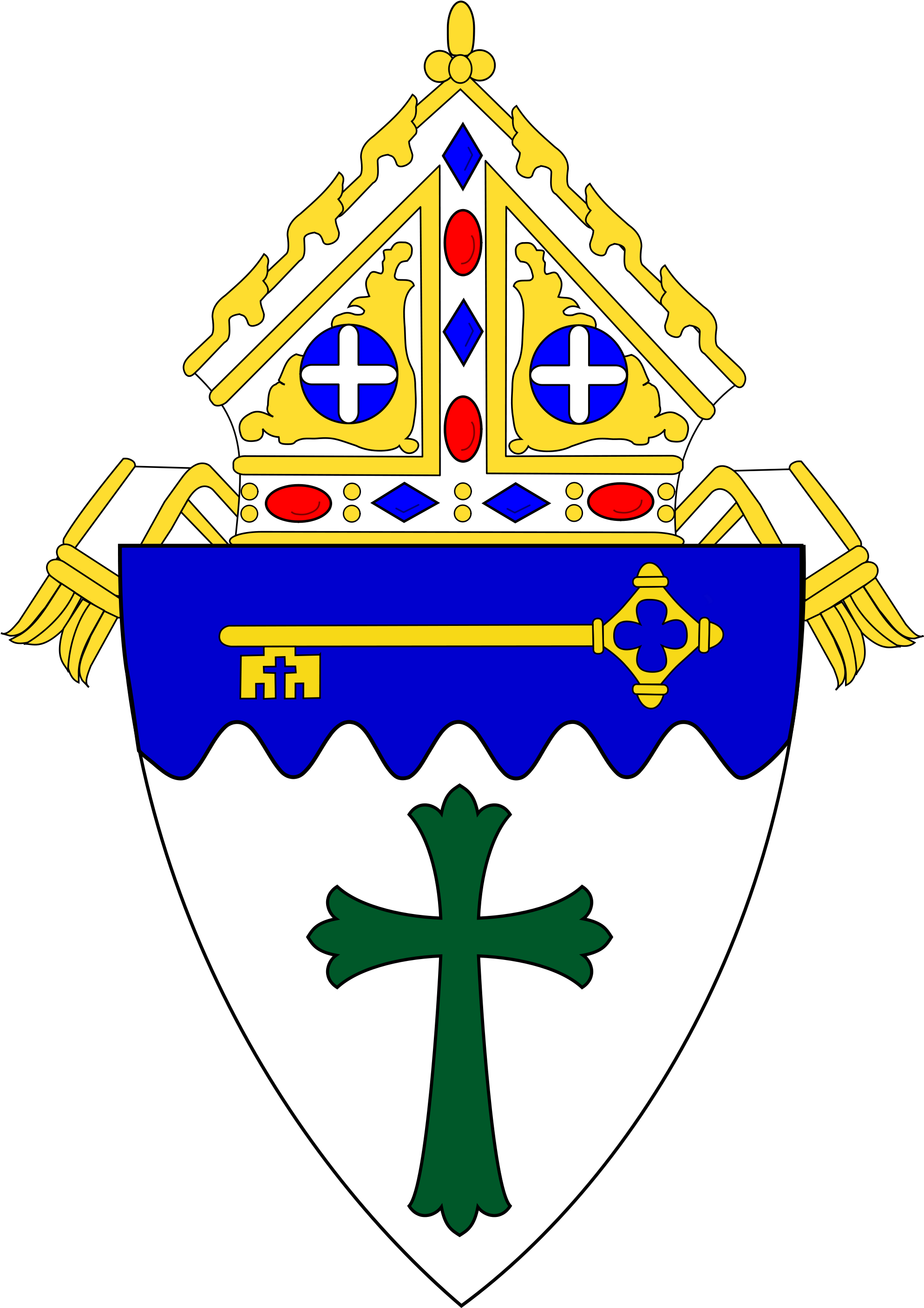 2000px-roman Catholic Diocese Of Erie - Roman Catholic Archdiocese Of Newark (2000x2826)