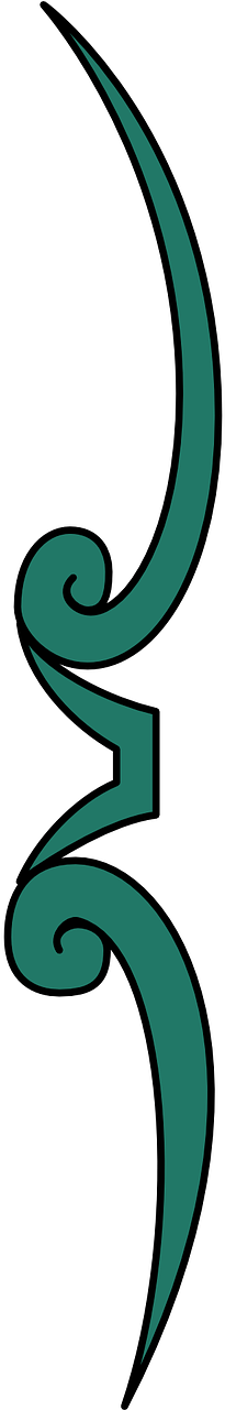 Delimiters Separators Green - Vertical Decoration Png (640x1280)