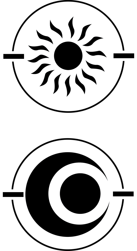 Logos I Designed For Some Special Coins In The Comic - 1 Button Template (524x960)