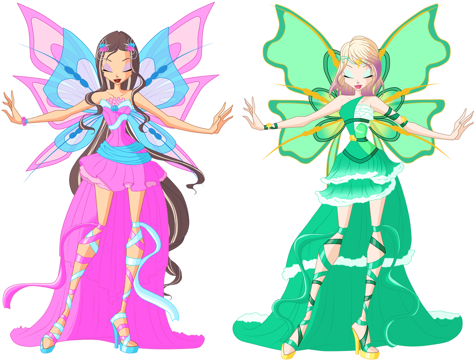 Freya And Gabriel Harmonix By Lora777 - Fairy (992x806)