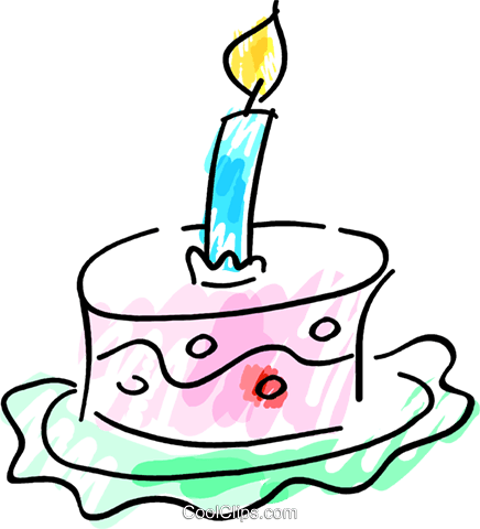 One Cool Good Morning Clipart - Cake (436x480)