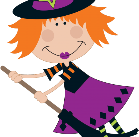Witch Clipart Holloween - Dibujos Bonitos De Halloween (640x480)
