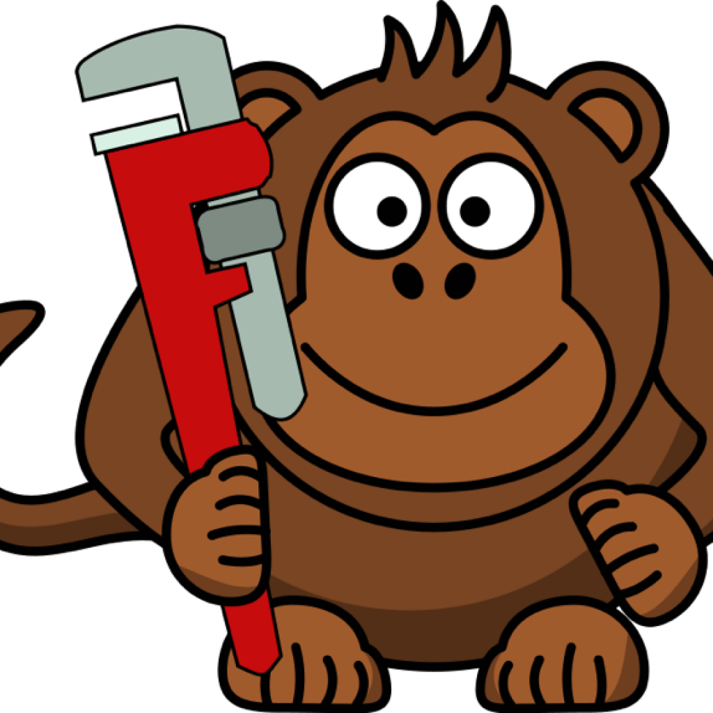 Monky Clipart Free Monkey Clipart History Clipart - Cartoon Monkey Png Vector (1024x1024)