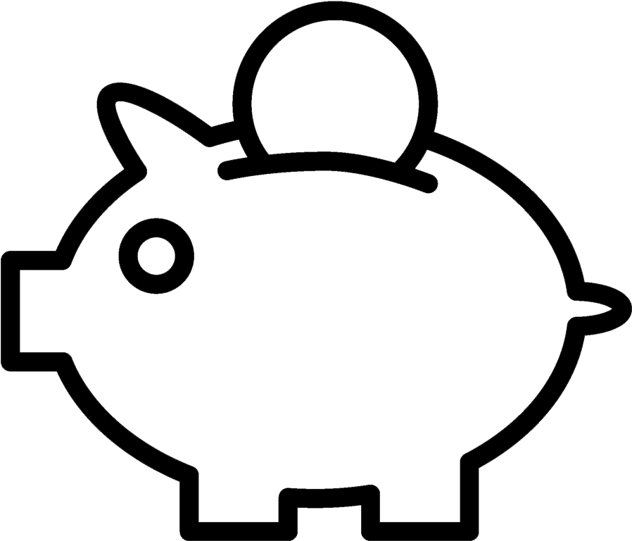 Our Solutions - Piggy Bank Easy To Draw (952x818)