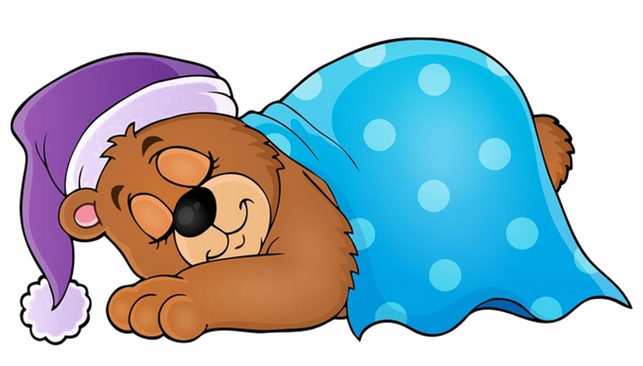 Sleep - Sleepy Teddy Bear Clip Art (1265x720)