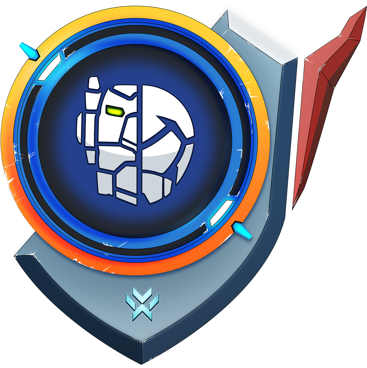 Blue Lion Badge - Blue Lion Voltron Logo (1200x1200)