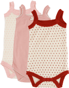 Nature Baby Girls Singlet Bodysuit Pink Spot - Baby Singlet Bodysuit (350x370)