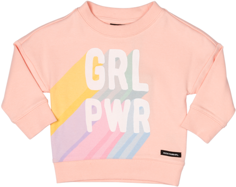 Rock Your Baby Girl Power Baby Jumper - Sweater (630x630)