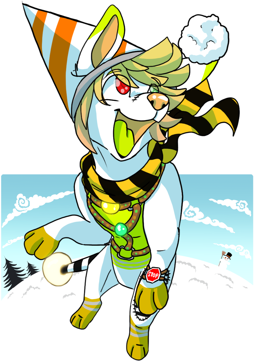 Traffic Saftey By Dortetorte Catching Snowballs - Cartoon (1024x1346)