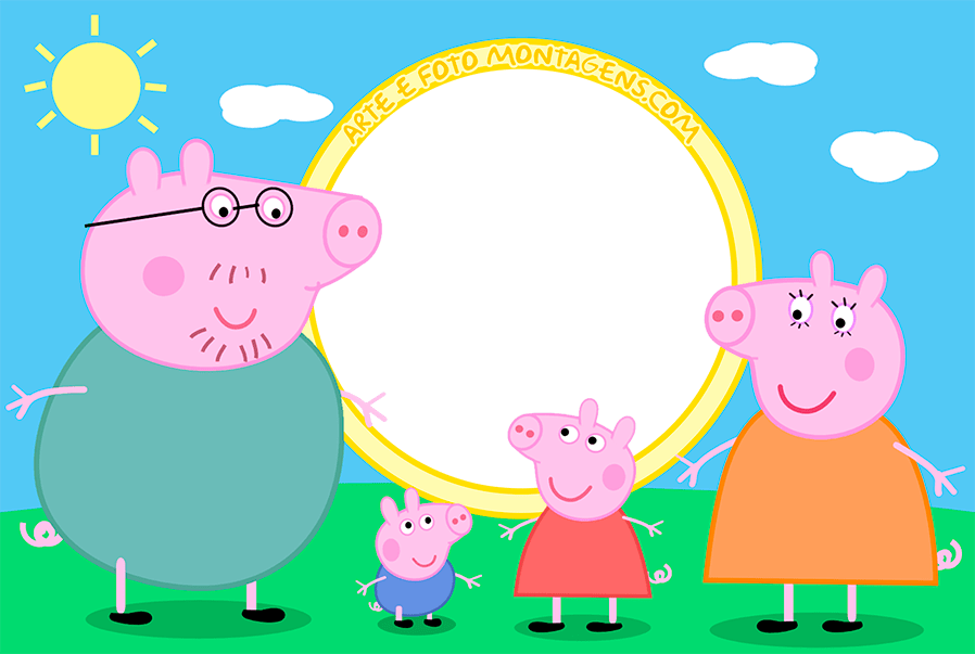 Peppa Pig Birthday Png , Png Download - Peppa Pig Calendar 2019 (898x603)