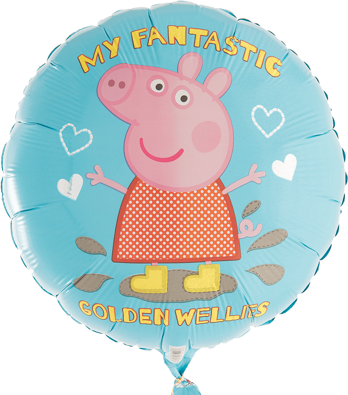 Peppa's Fantastic ~golden Wellies - Balloon (1367x1367)