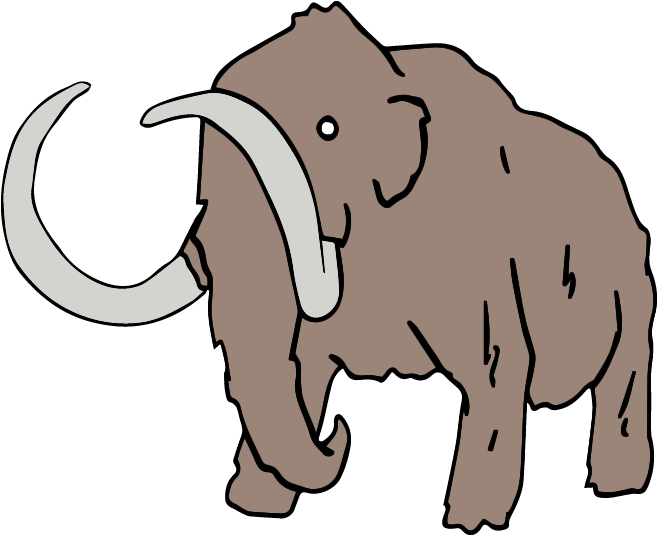 Ice Age Animals - Mammouth Facile A Dessiner (768x571)