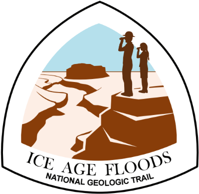 Activities, Partnerships And Collaborative Work With - Ice Age Floods National Geologic Trail Logo (440x408)