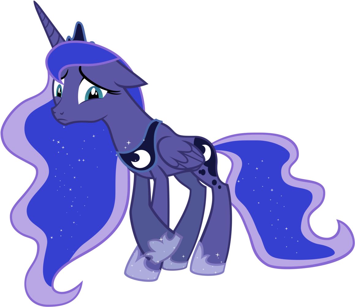 Absurd Res, Alicorn, Artist - Luna Missing Accessory (1180x1024)