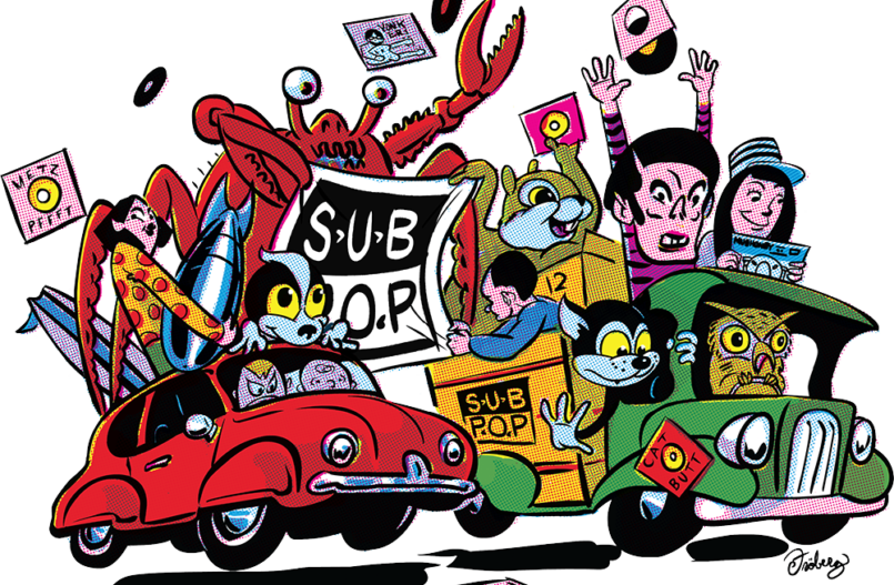 Dan Ray Is A Freelance Journalist And Ceo Of Dan's - Sub Pop 30th Anniversary Lineup (805x527)