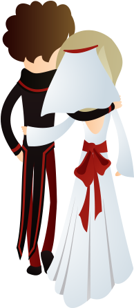 Clipart Kol Kola Arkadan Görülen Çift - Significant Other (415x445)