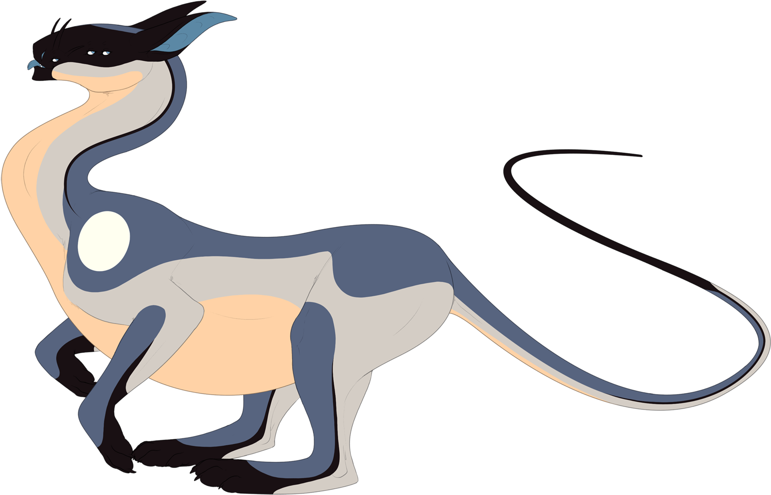 [kol] Coal Ref By Vantablack-soul - Cartoon (1600x1054)