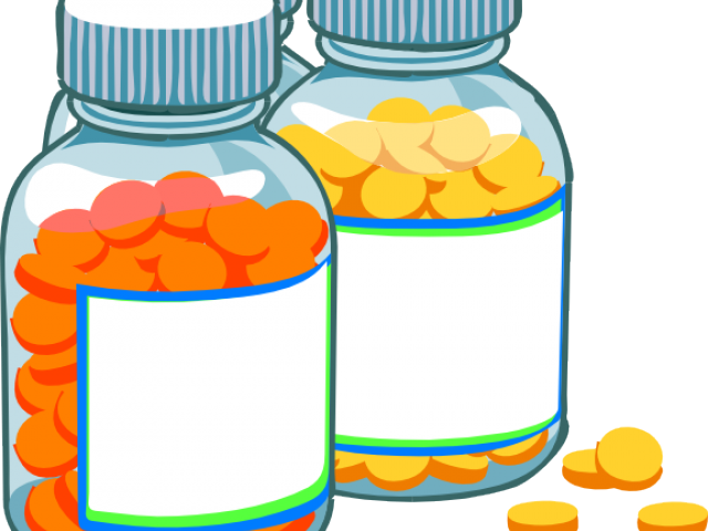 Plastic Bottles Clipart School - Over The Counter Drugs Clipart (640x480)