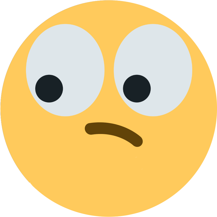 Thinking Emoji Meme Discord Database Of - Smiley (1024x1024)