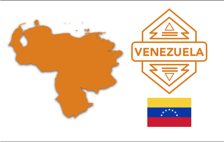 Image - Venezuela Map Black And White (738x480)